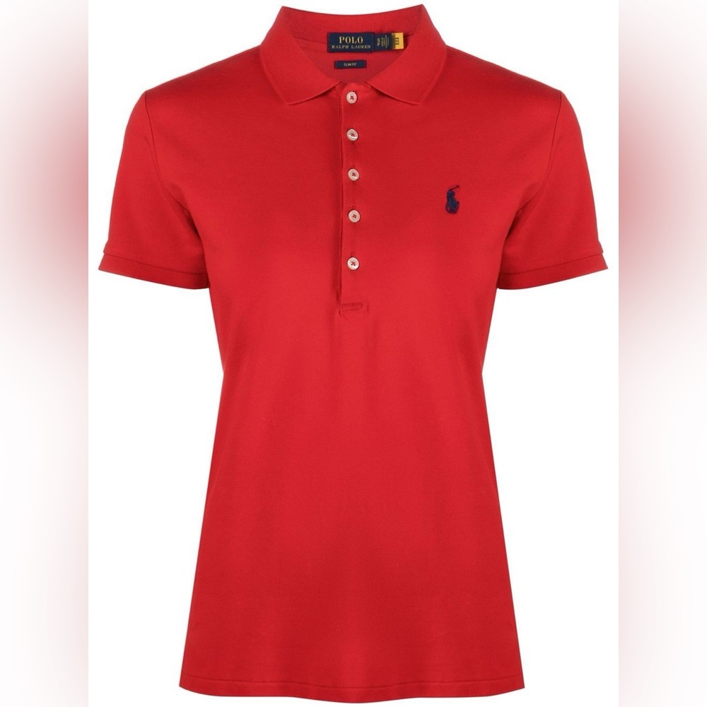 Polo by Ralph Lauren Red Short-Sleeve Polo Top NWT